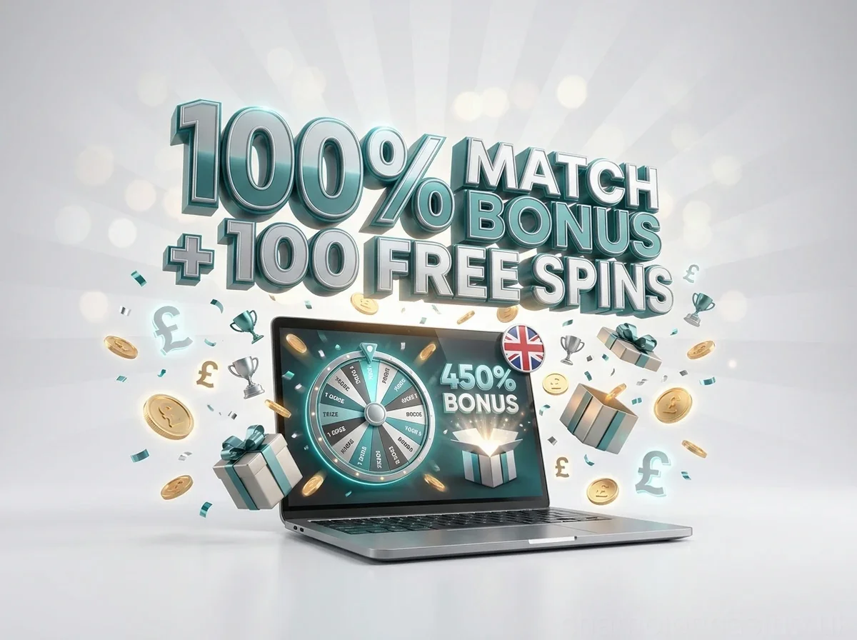 100% Match Bonus+ 100 Free Spins